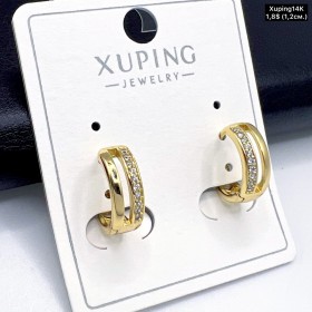 Сережки Xuping14К 10355 (1,2 см.)